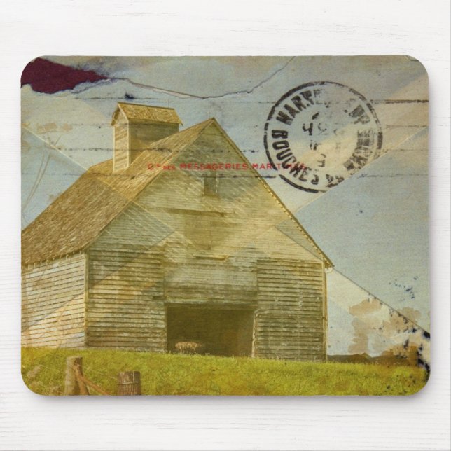 Corn Crib Mouse Pad (Front)
