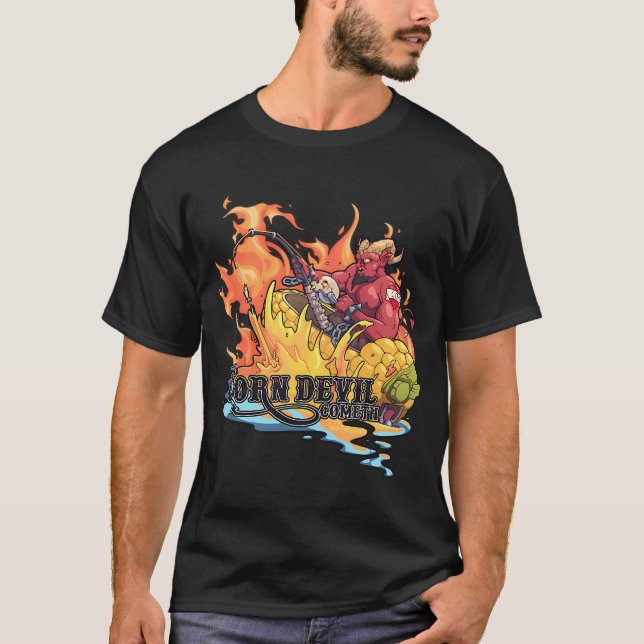 Corn Devil (Red) T-Shirt (Front)