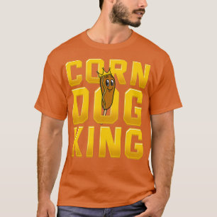Corn Dog Cornmeal Batter Hot Dog Stick Sausage T-Shirt