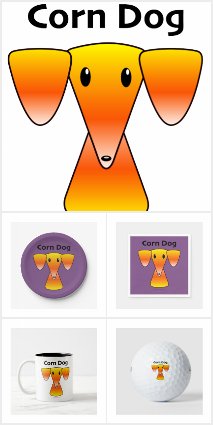 Corn Dog Halloween Dachshund