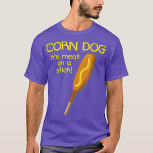 Corn Dog Hot Dog Funny Food T-Shirt
