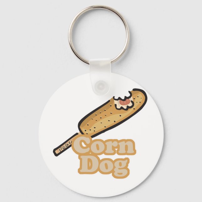 corn dog keychain (Front)