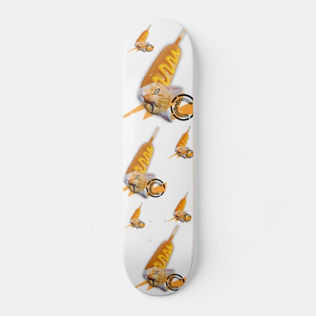 corn dog the cat skateboard by cartel (Front)