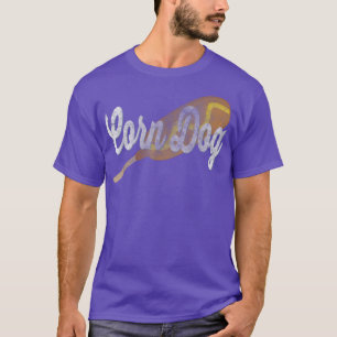 Corn Dog Vintage Retro Hot Dog Funny Food Corn Dog T-Shirt