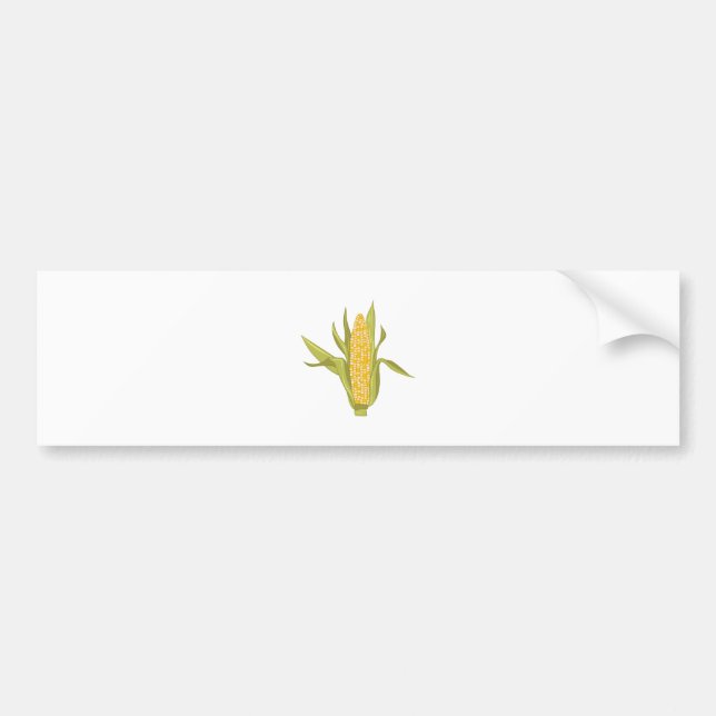 Corn Ear Bumper Sticker (Front)