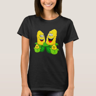 Corn Family Vegetable Vegetarian Vegan Farming T-Shirt