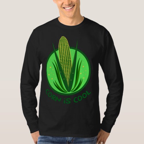 Corn Farm Maize Plant Grain Vegetable T_Shirt