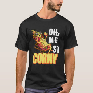 Corn Farmer Funny Farming Tractor Country Life Pul T-Shirt