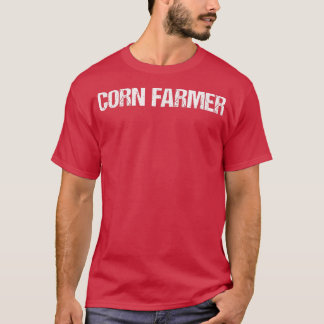 Corn Farmer Simple Title T-Shirt