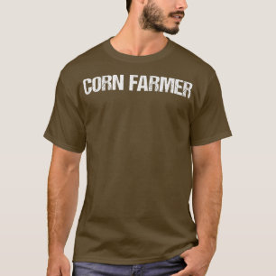 Corn Farmer Simple Title  T-Shirt