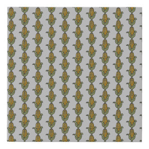 corn faux canvas print