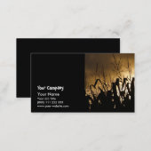 Corn field silhouettes business card (Front/Back)