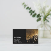 Corn field silhouettes business card (Standing Front)