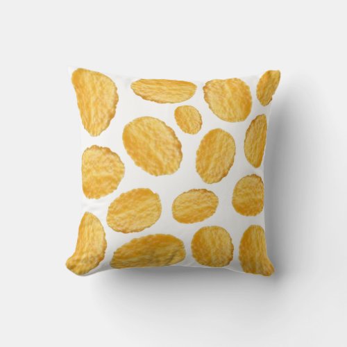 Corn flake pattern  throw pillow