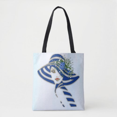 Corn Flowers White Roses Wedding Tote Bag