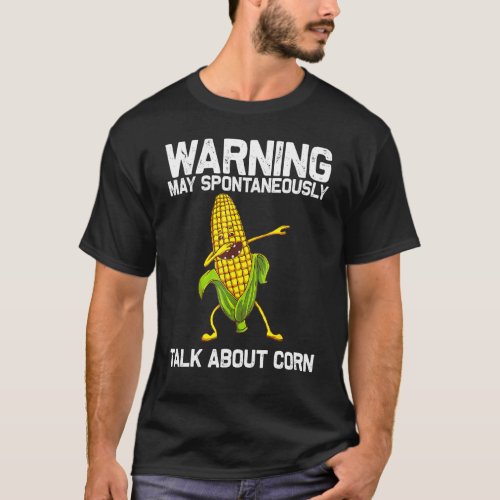 Corn For Men Women Corn On The Cob Costume Farmer  T_Shirt