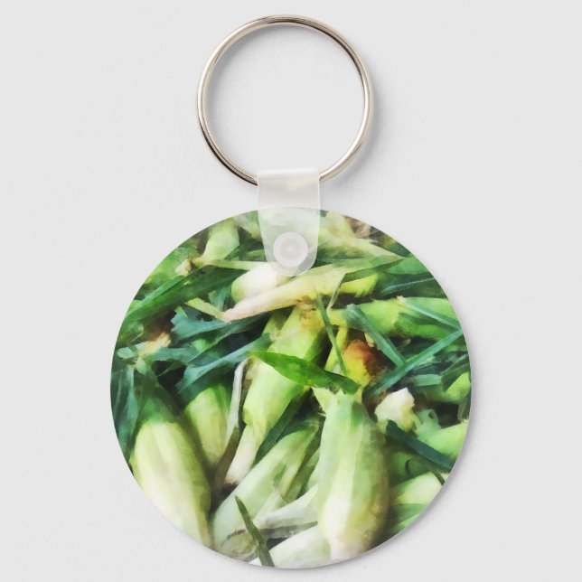 Corn For Sale Keychain (Front)