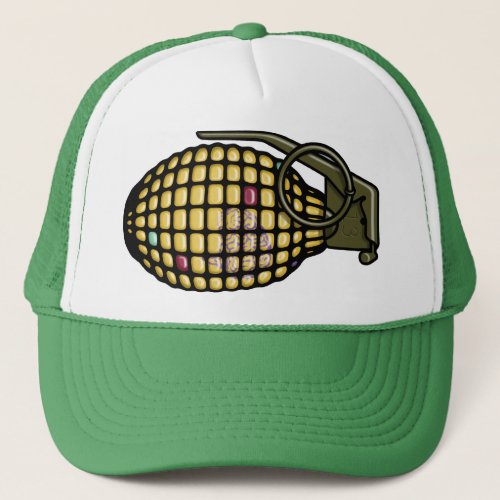 Corn Grenade _ Baseball Trucker Cap
