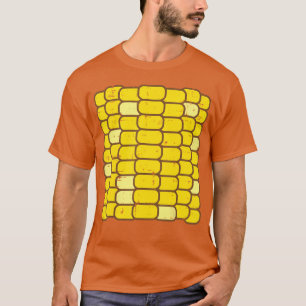 Corn Halloween Costume Foodie Farmer Funny Farm T-Shirt