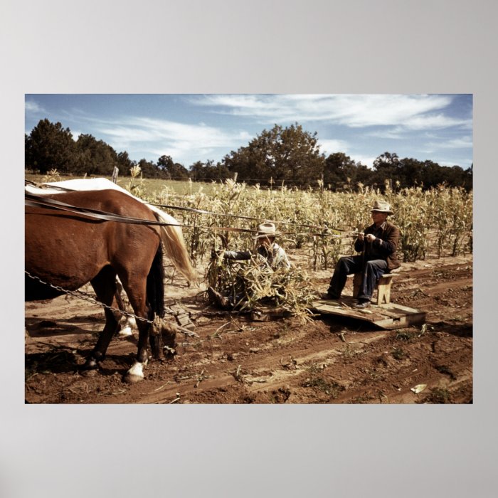 Corn Harvest 1940 Poster