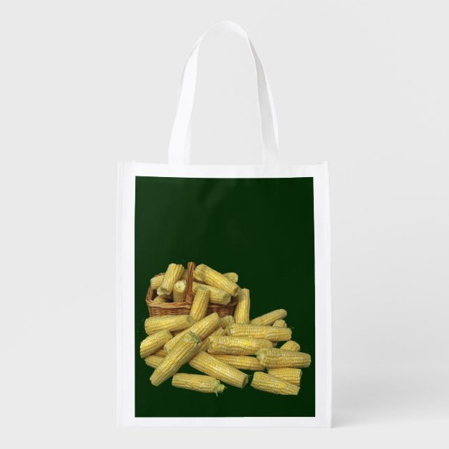 Corn Harvest Reusable Grocery Bag (Front)