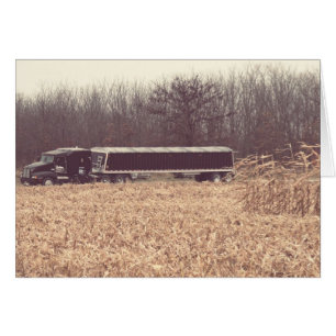 Corn Harvest Time Cards