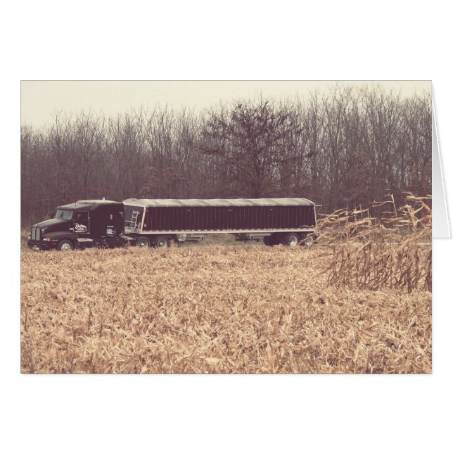 Corn Harvest Time Cards (Front Horizontal)