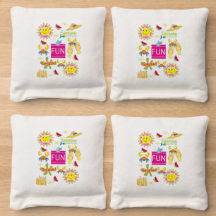 Corn Hole Bags Beach House Fun Sun