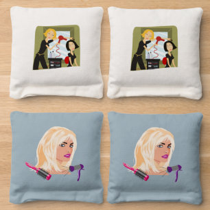 Corn Hole Bags Beauty Salon Hair Makeup Cosmetics