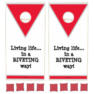 Corn Hole Game Board for Aluminum Trailer Lovers
