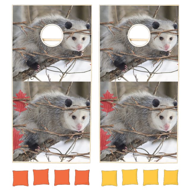 Corn hole Set Opossum Nature  (Set)