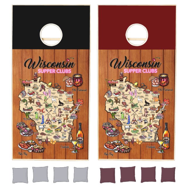 Corn Hole - Wisconsin Supper Club Cornhole Set (Set)