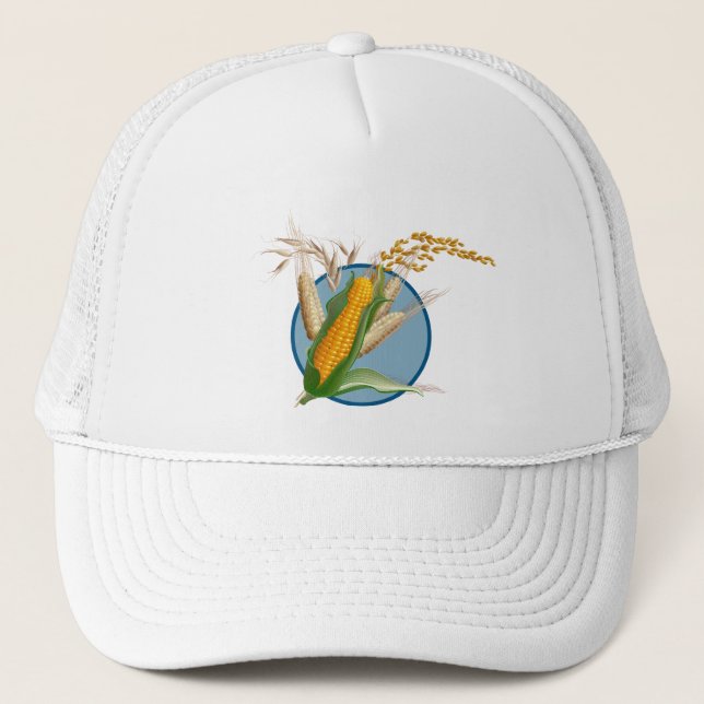 CORN HUSK TRUCKER HAT (Front)
