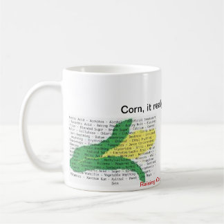 Corn is in everything - corn allergen list coffee mug