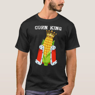 Corn King Dad Mens Corn Sweetcorn Corn Farmer T-Shirt