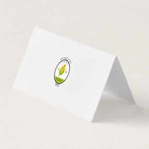 Corn makes me happy business card