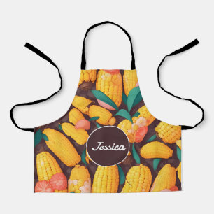 Corn Mosaic Colorful Personalized Pattern Apron