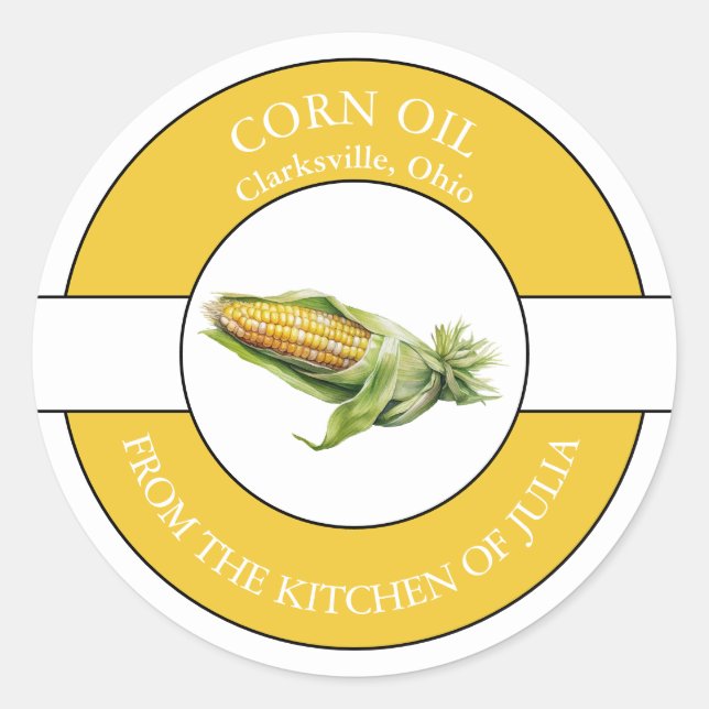 Corn Oil Label (Front)