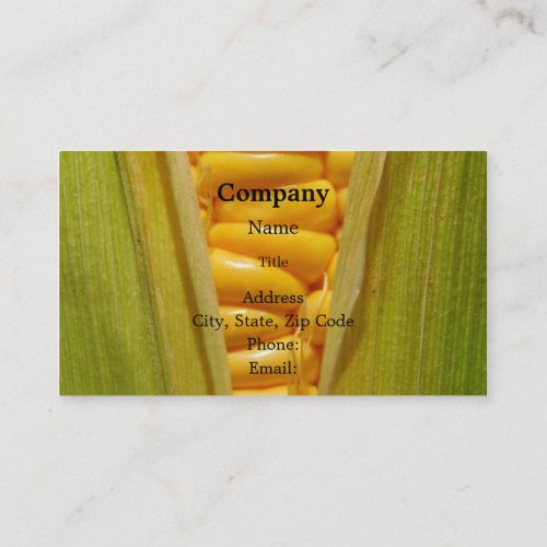 Corn on the Cob Business Card
