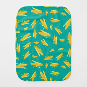 Corn On The Cob Pattern Baby Burp Cloth