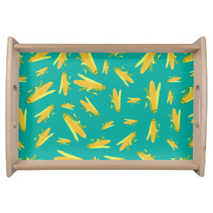 Corn On The Cob Pattern Serving Tray