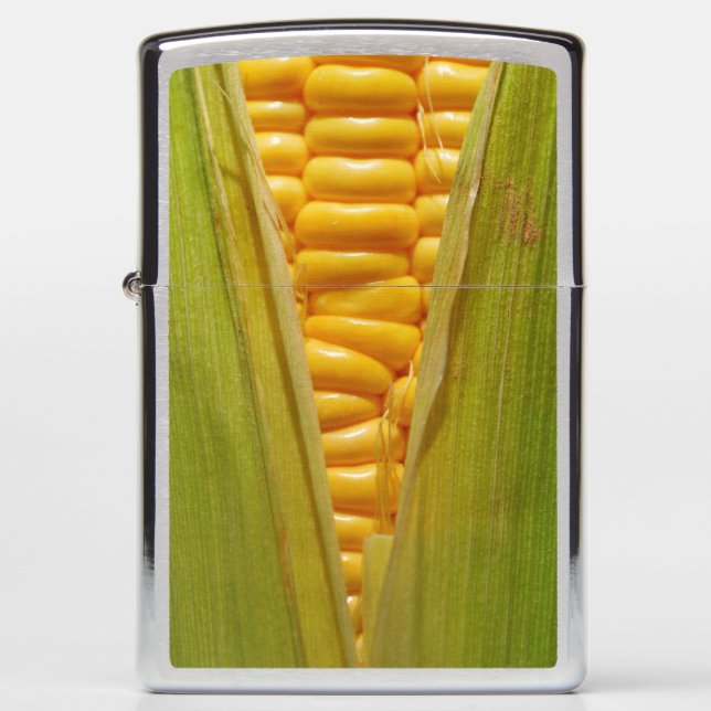 Corn on the Cob Photo Zippo Lighter (Front)
