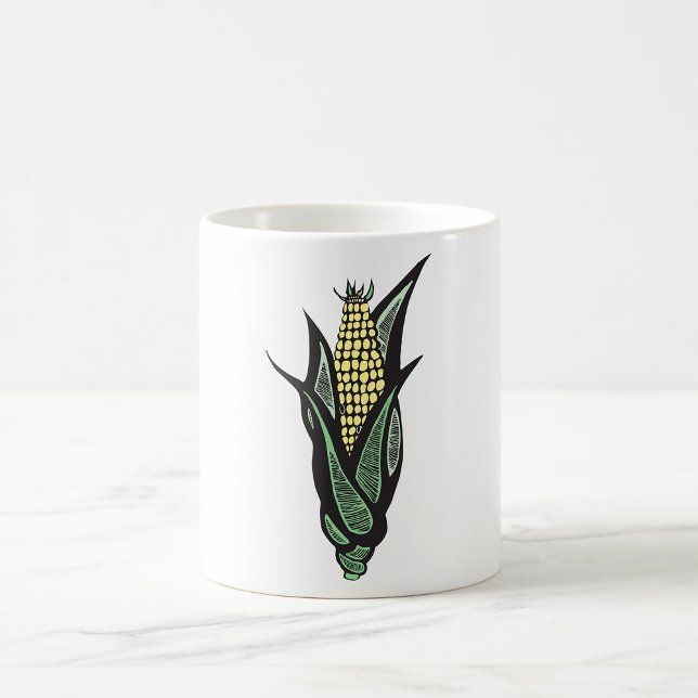 Corn on the Cob Rustic Farmhouse Vegetable Coffee Mug (Creator Uploaded)