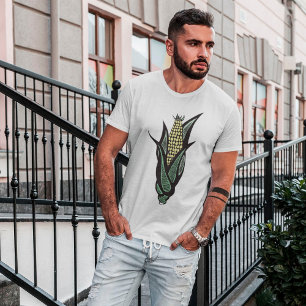 Corn on the Cob Rustic Farmhouse Vegetable T-Shirt