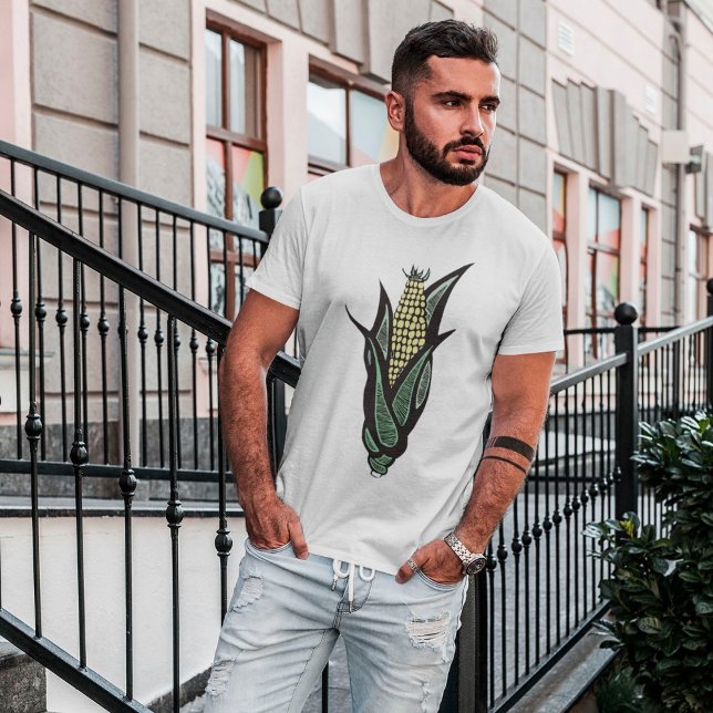Corn on the Cob Rustic Farmhouse Vegetable T-Shirt (Creator Uploaded)