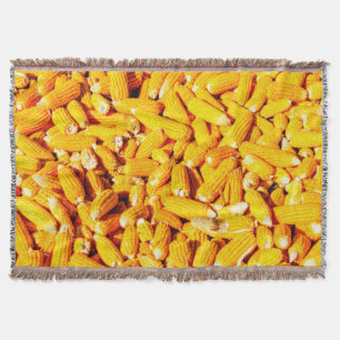 Corn on The Cob Throw Blanket