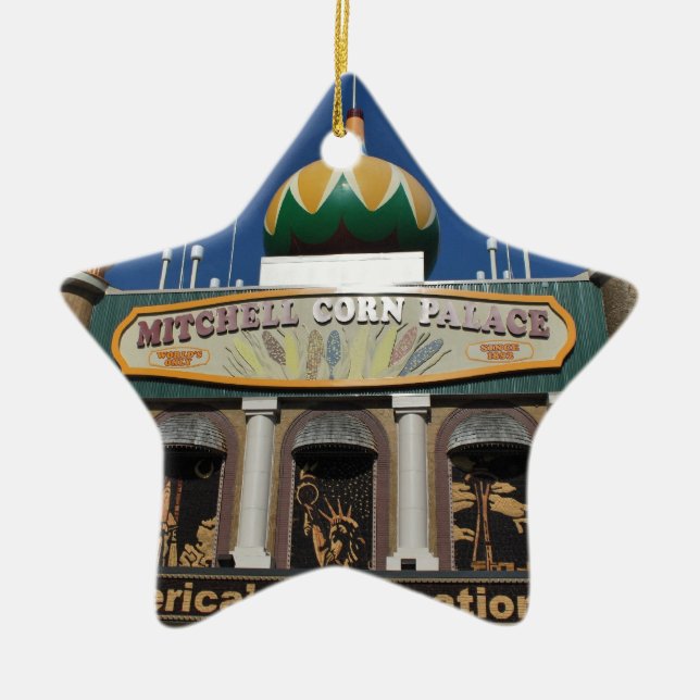 Corn Palace collection Ceramic Ornament (Front)