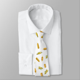 Corn Pattern Neck Tie