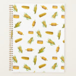 Corn Pattern Planner<br><div class="desc">Pattern with watercolor inspired illustrations of corn on the cob</div>