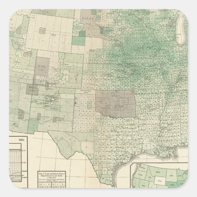 Corn per acre planted square sticker (Front)